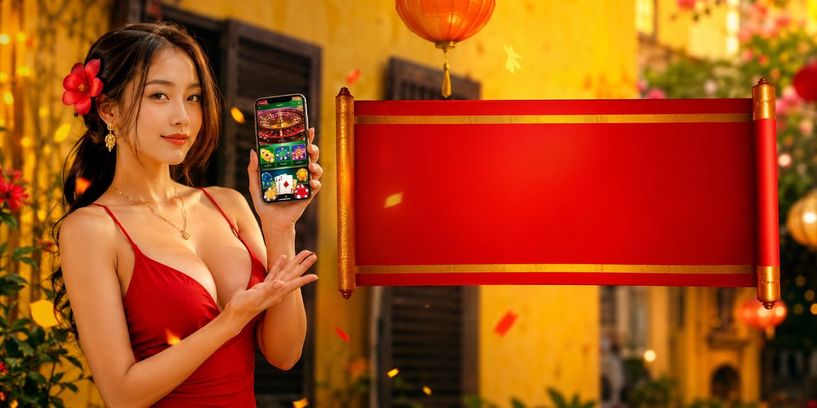 Cảnh quan lễ hội casino di động tại Hội An